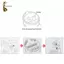 14 Chiếc Golf Kẹp Nhựa ABS Cực Giá Trên Putter Kẹp Giá Đỡ Đặt Người Tổ Chức