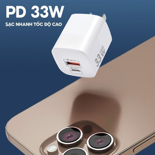 Củ sạc nhanh SHIRA 30W, Công nghệ sạc nhanh, Đầu sạc A+C, tiện dụng, nhỏ gọn, tiện lợi
