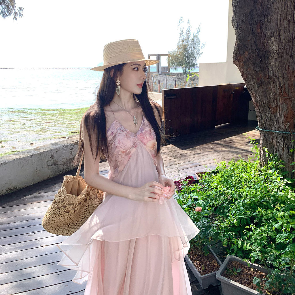 Đầm hoa Pastel công chuá