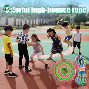 Springevenstar 1 Cái Trẻ Em Nhảy Dây Đồ Chơi Tập Luyện Dây Nhảy 5-10m Dây Cao Su Chuyển Động Đồ Chơi Nhảy Tập Luyện Tập Thể Dục Nylon Cô Gái Quà Tặng Springevenstar