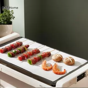GCDHome 200 Chiếc Nồi Chiên Không Khí Da Giấy Burger Món Tráng Miệng Sandwich Gói Nâu Sáp Giấy Nhà Bếp Lò Nướng Giấy HOT
