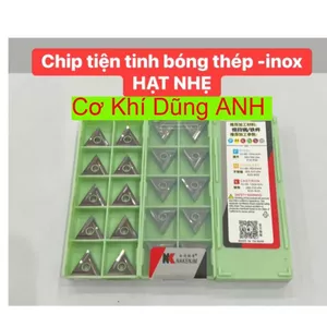 Chip tiện T16 xẻ rãnh hạt nhẹ chuyên tiện tinh bóng thép-inox hàng đài loan