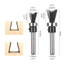 Máy cắt vòng bi 1 / 4 Shank Copy Cutter Dovetail Tenon Joint Tenon Máy khắc gỗ Máy phay PHYI