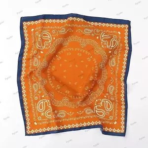 Khăn vuông PYCOU, Khăn choàng đầu bằng vải lanh Cotton, Khăn quàng cổ mềm đa năng hàng ngày