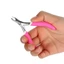 WANYEDI Cuticle Nipper, Tông đơ cắt móng tay di động bằng thép không gỉ, Tông đơ cắt tỉa móng tay chính xác Chống trượt Kẹp chăm sóc móng tay lò xo đôi Kìm chăm sóc móng tay và móng chân