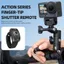 WANYEDI Finger Shutter Remote, Vòng điều khiển từ xa Mini có thể sạc lại, Điều khiển từ xa vòng nhẹ chống nước cho phụ kiện máy ảnh hành động DJI Osmo Action 6 / 5Pro / 4 / 3