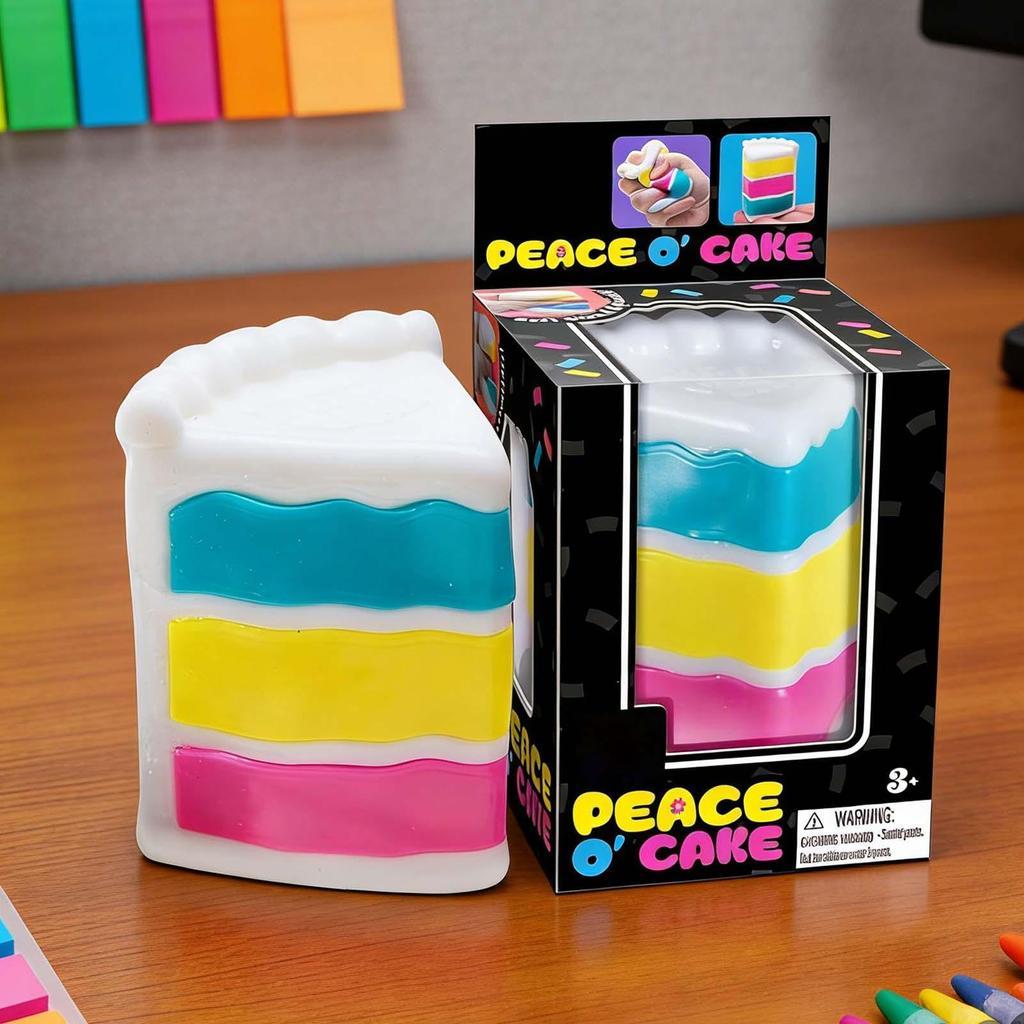 Ngộ nghĩnh Hòa Bình O 'Cake Squishy Đồ Chơi Nhỏ Gọn Di Động Chậm Phục Hồi Cảm Giác Đồ Chơi Ba Lô Mặt Dây Chuyền Ngày Lễ Quà Tặng Cho Mọi lứa tuổi