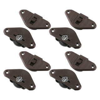 【COLORFUL】Sliding Door Castors Set of 4 For Smooth For Durable Adjustable Height Furniture