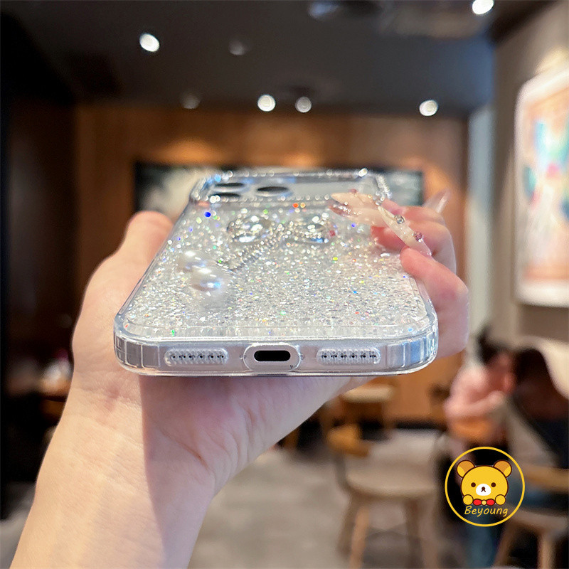 Ốp Điện Thoại Nơ Lấp Lánh Cho OPPO A17 A17K A16 A16S A15 A15S A11S A8 A6 Max A5 A5i A5M A3 Năng Lượng A3i A3X A2M A2X A1i A1S A1X Pro Vỏ Mềm Khung Kim Cương Sáng Dễ Thương
