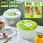 AA 2 Trong 1 Cắt Và Rửa Hộ Gia Đình Salad Máy Sấy Salad Spinner Rau Củ Dehydrator Giỏ Hấp Thụ Đa Năng Hướng Dẫn Sử Dụng Máy Sấy Rau Củ Quả Lọc Rửa Trái Cây Nhà Bếp VN