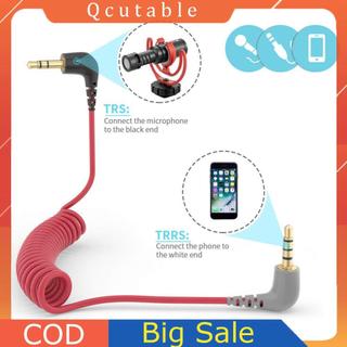 Dây micro 3,5mm cho cáp vá RODE Videomic Pro + / VideoMic GO TRS sang TRRS