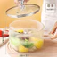 Nồi thuỷ tinh nắp gấu có thể đun ở nhiệt độ 170•c