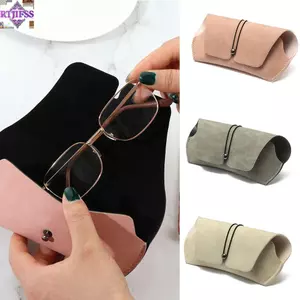 Kính RTJIFSS, Túi Kính Đọc Sách Da PU Chống Va Đập, Di Động Chống Thấm Nước Có Dây Kéo Kính Mắt Phụ Kiện Kính Mắt