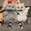 Mặt dây chuyền mèo con sang trọng ZK Kawaii - Gói chất liệu DIY thủ công, Quà tặng treo dễ thương VN
