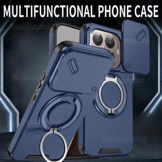 Ốp Lưng Cho Xiaomi 17T Pro 17TPro 1 7 17 T Pro Xiaomi17 T Xiaomi17T Pro Xiaomi17TPro 2026 Vỏ Điện Thoại Chống Sốc Giáp Vòng Giá Đỡ Stent Đẩy Bảo Vệ Ống Kính Máy Ảnh Ốp Lưng