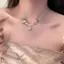 Mới Phong Cách Trung Quốc Bướm Đính Hạt Vòng Cổ Nữ Ánh Sáng Sang Trọng Độc Đáo Dệt Vòng Cổ Niche Retro Phù Hợp Với Xương Đòn Dây Chuyền Hợp Thời Trang