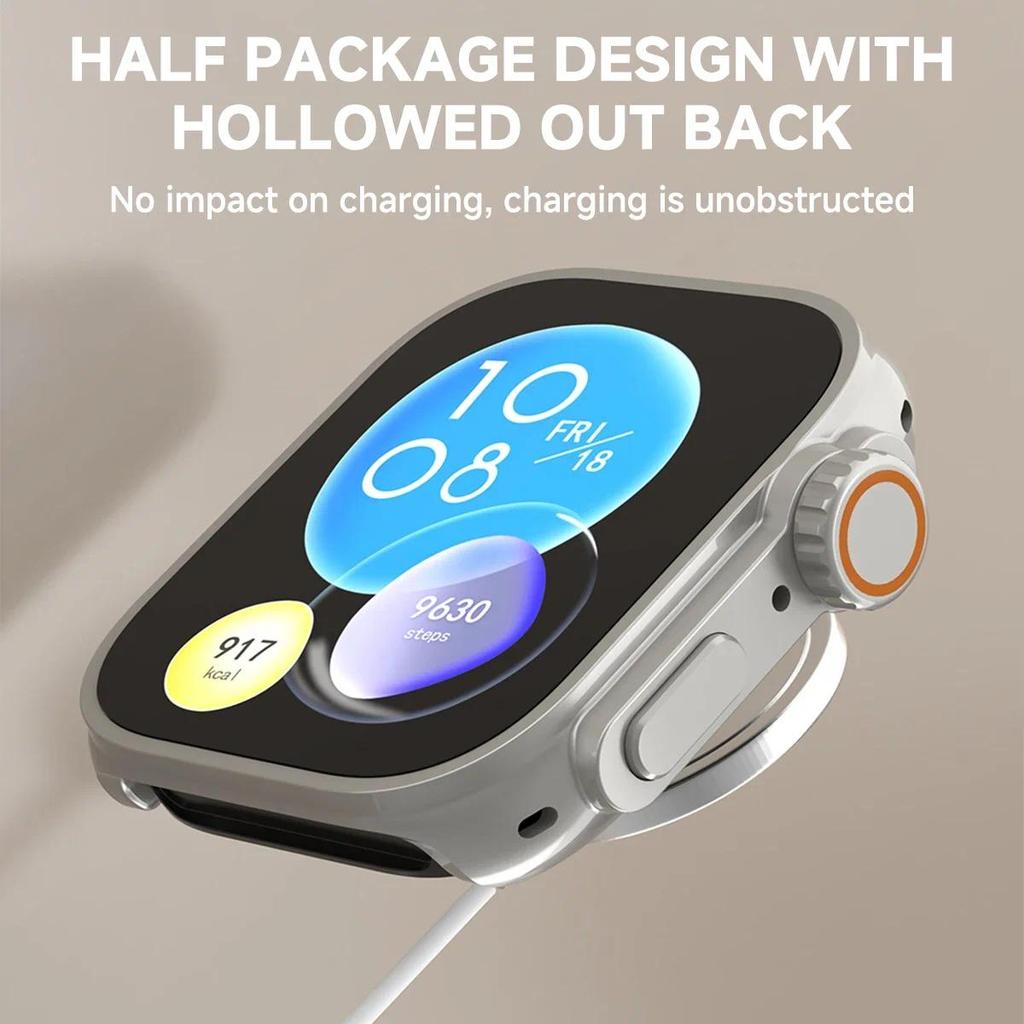 Vỏ kính + dây đeo kim loại cho Huawei Watch Fit 5 Pro / Fit 4 Pro / Fit 5 / 4 / 3 Vỏ bảo vệ màn hình vòng tay từ tính bằng thép không gỉ
