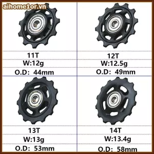 AIHOM 11T 12T 13T 14T Vòng bi Xe đạp dẫn hướng phía sau Bánh xe đạp đường trường Joey Con lăn ròng rọc Derailleur phía sau cho bộ sửa chữa Sram,