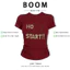 BOOM Áo Baby Tee Nữ Cotton Ôm Body-Áo Thun Ngắn Tay Y2K In Hình PhongCách Mùa Hè, Cổ Tròn Hàng Đầucách hàn quốc phong071
