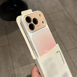 Ốp điện thoại cửa sổ lớn pha lê mới nở hoa cho iPhone17 16 15 14 13 12 Pro Max camera chống sốc bảo vệ toàn diện chống rơi mặt sau cứng