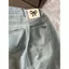 Váy Denim nơ thêu eo cao cỡ lớn chữ A phiên bản hông phong cách Mỹ Váy thường ngày đường phố