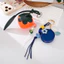 Dễ Thương mini Fruit Series Da Đồng Xu Ví Điện Thoại Di Động Mặt Dây Chuyền Niche Sáng Tạo Cotton Đầy Hồng Túi Mặt Dây Chuyền