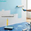 FUHUIOT Đế Có Thể Thu Vào, Giá Để Bàn Chải Con Lăn Linh Hoạt Có Thể Thu Vào, Tay Cầm Thoải Mái Hợp Kim Nhôm Kệ Kép Tranh Có Thể Điều Chỉnh