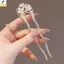< YEI > 1 / 2 / 4 Kẹp Tóc Hoa Ngọc Trai Mới Trung Quốc Hiện Đại Đơn Giản Updo Hình Chữ U Kẹp Tóc Hanfu Phụ Kiện Tóc Hula Girl Phụ Kiện Tóc Mới
