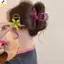 < YEI > Kẹp Móng Vuốt Tóc Hoa Sử Dụng Hàng Ngày Chống Trơn Trượt Hàm Lớn Cho Nữ Thi Tóc Mới