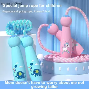 AA 2.8M Hoạt Hình Tập Nhảy Dây Tập Thể Dục Cho Trẻ Em Nhảy Dây Cotton Dây Có Thể Điều Chỉnh Nhảy Dây Tiểu VN