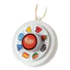 Hàng có sẵn Nhật Bản YELL Mini Lucky Roulette Mặt dây chuyền Viên nang Đồ chơi Mô phỏng âm thanh thu nhỏ Vẽ Roulette Máy giải thưởng Đồ chơi D4A9
