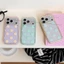Ốp điện thoại mờ chấm bi cho iPhone 17 Pro Max 16 15 Pro Max Vỏ bảo vệ chống sốc
