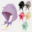 Mũ chui đầu dây đeo TOPTOOLCX, Mũ trùm đầu màu trơn ngộ nghĩnh, Mũ chống nắng bằng vải Polyester khô nhanh cho bé gái
