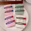 < YEI > 1 Cặp Kẹp Tóc Dễ Thương Bé Gái Nổ Kẹp Trái Tim Tình Yêu Hàn Quốc Barrettes Cho Trang Phục Tiệc Đi Học Mới