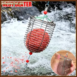 AIHOM 5 Dây Mồi Câu Cá Bộ Lồng 4.5cm Mạnh Mồi Giá Đỡ Cho Cá Chép Cá Chép Bass Hồ Sông Sử Dụng,