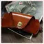 JRP Unisex Retro Treo Da PU Túi Kính Di Động Dây Treo Kính Mát Trường Hợp Đơn Giản Handmade Kính Bảo Quản Hộp JRP