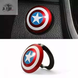 Tăng cường phong cách xe của bạn với nắp công tắc nút khởi động động cơ Captain America