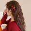 Năm Mới Fortune Pony Tóc Ánh Sáng Sang Trọng Full Kim Cương Bên Kẹp Cảm Thấy Bên Kẹp Độc Đáo Phù Hợp Với Mũ Đội Đầu Kẹp Tóc S9RX