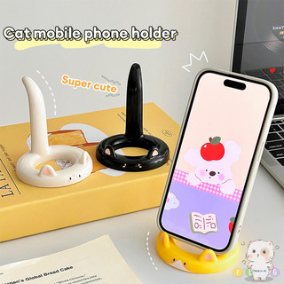【Chamvn】Giá đỡ điện thoại hình mèo hoạt hình 3D có thể điều chỉnh góc nhìn giá đỡ sáng tạo cho văn phòng và nhà để bàn