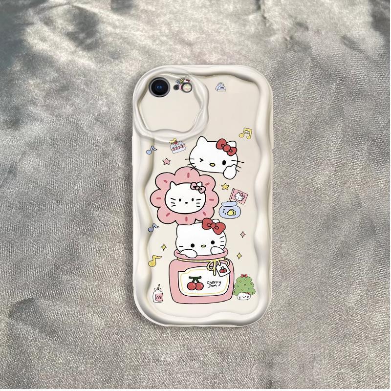 Thích Hợp Cho iPhone 6 6S 6 Plus 6S Plus 7 8 Plus SE 2020 3D Mềm TPU Kitty Cat Vỏ Điện Thoại Chống Sốc