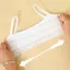 YOLOGO Áo ngực bé gái tuổi teen, Quần lót ren nơ không dây cho bé gái, Cotton mềm mại chất lượng cao Thoải mái thoáng khí thể thao Áo Vest tập luyện Maiden