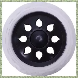 2 chiếc Hot Wheel Design xe đẩy hành lý xe đẩy du lịch 15.8 x 3.4 cm - Đen trắng
