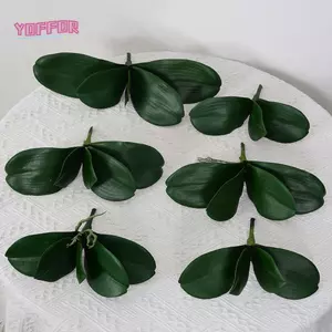 YOFFOR Real Touch Orchid, cây nhân tạo bằng nhựa xanh