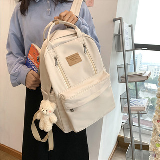 🔥🚀Balo Nữ Hàn Quốc Màu Trơn Basic，Màu Trơn Đơn Giản, Phù Hợp Học Sinh Cấp 3 Đại Học.1199