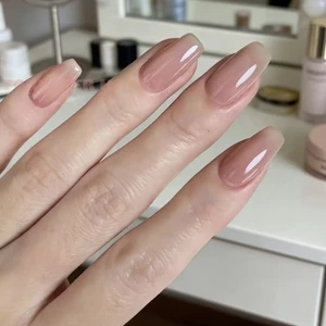 Bộ 30 Móng Tay Giả Khỏa Thân Trong Suốt Có Đá Bóng Kết Thúc Cho Tiệc Cưới Sử Dụng Hàng Ngày