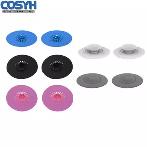 <cosyh>2 Pack Sink Drain Covers for Kitchen Bathroom Stopper with Smell Sealing Feature