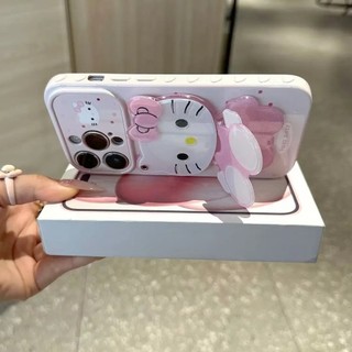 Ốp điện thoại silicon mềm hình mèo Hello Kitty dễ thương cho iPhone 17Promax 11 12 13 14 15 16 Pro Max 15Plus Vỏ điện thoại di động chống sốc cho nữ
