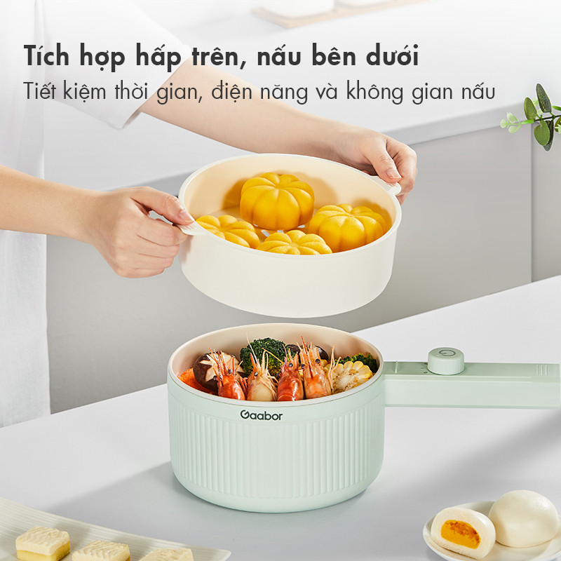 Nồi Điện Đa Năng Gaabor EC-20M01A 2L - Hàng Chính Hãng