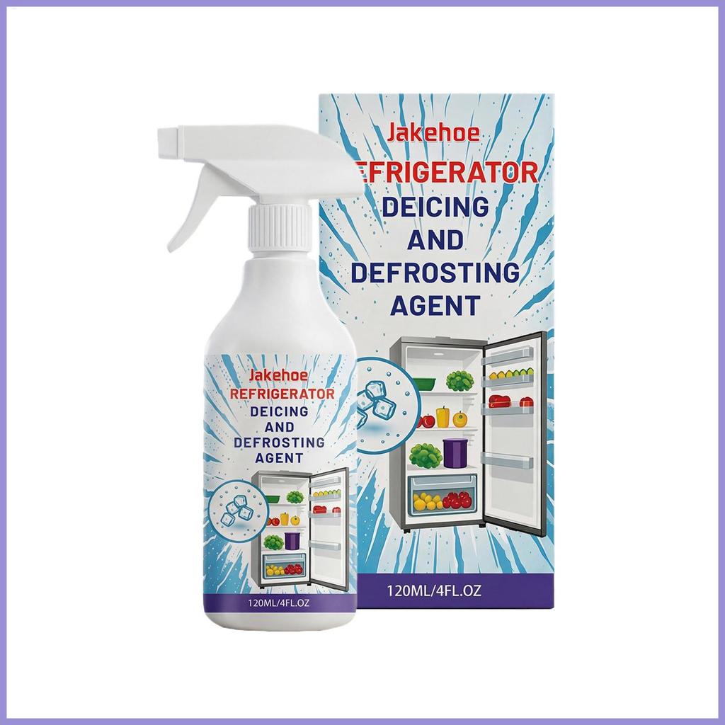 Xịt rã đông tủ lạnh Đa năng Loại bỏ sương giá hoạt động nhanh 120ml Xịt tẩy đá tủ đông cho tủ lạnh mueadsyvn