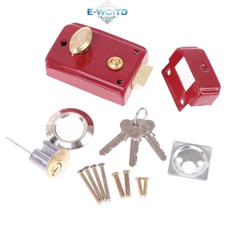 E-WOITD Chống Trộm Nhà Mạnh Mẽ Đa Năng Cửa Hạng Nặng Lo Lo Lo Trong Nhà Mortise Lo E-WOITD